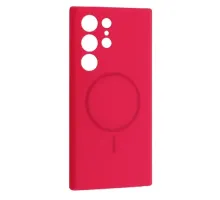 Чохол Silicone Case luxury+MagSafe for Samsung S25 Ultra Firefly Rose mag-2000001625965144533