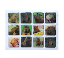 Набір наклейок 3D STICKERS Capybara 1 mag-2000001625996142118