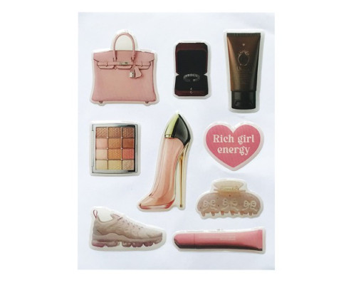 Набір наклейок 3D STICKERS Fashin style 6 mag-2000001626092142128