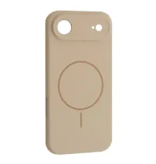 Чохол Silicone Case Full Camera Fine Ring MagSafe for iPhone 17 Air Antique white mag-2000001628300145209