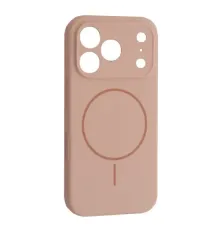 Чохол Silicone Case Full Camera Fine Ring MagSafe for iPhone 17 Pro Max Pink mag-2000001628805145249