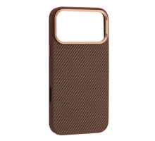 Чохол KEVLAR STYLE MagSafe for iPhone 17 Pro Brown mag-2000001632420143189