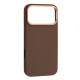 Чохол KEVLAR STYLE MagSafe for iPhone 17 Pro Brown mag-2000001632420143189