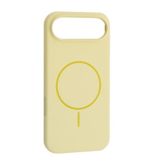 Чохол Silicone Case with MagSafe for iPhone 17 Air Custard mag-2000001632796143265