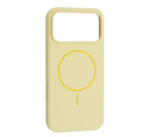 Чохол Silicone Case with MagSafe for iPhone 17 Pro Max Custard mag-2000001632994143285