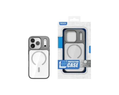 Чохол ROCK Guard Transparent Magnetic (Anti-drop Lens Protection) for iPhone 17 Air Black mag-2000001634110145512