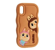 Чохол LABUBU Case for iPhone XR Brown mag-2000001636527143789