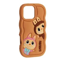 Чохол LABUBU Case for iPhone 16 Pro Brown mag-2000001637128143849