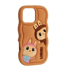 Чохол LABUBU Case for iPhone 16 Pro Brown mag-2000001637128143849
