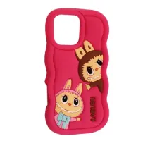 Чохол LABUBU Case for iPhone 16 Pro Max Hot pink mag-2000001637340143859