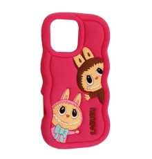 Чохол LABUBU Case for iPhone 16 Pro Max Hot pink mag-2000001637340143859
