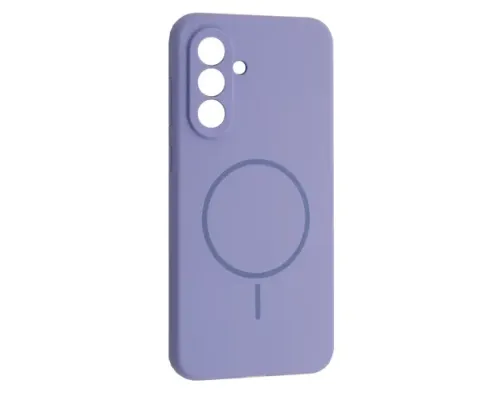 Чохол Silicone Case luxury+MagSafe for Samsung A56 5G Elegant Purple mag-2000001639016144544
