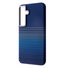 Чохол WAVE Gleam Case with Magnetic Ring Samsung Galaxy S24 blue stripes 2003000252583