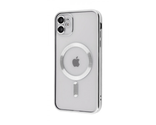 Чохол Metal Matte Case with Magnetic Ring iPhone 11 silver 2001001777739