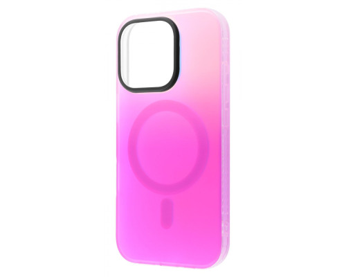 Чохол WAVE Matte Gradient Colors with Magnetic Ring iPhone 16 Pro Max pink/purple