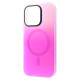 Чохол WAVE Matte Gradient Colors with Magnetic Ring iPhone 16 Pro Max pink/purple