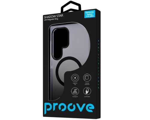 Чохол Proove Shadow Star Case with Magnetic Ring Samsung Galaxy S26 Ultra black 2003000282078