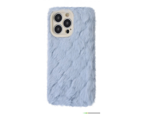 Чохол Fluffy Love Case iPhone 13 Pro blue