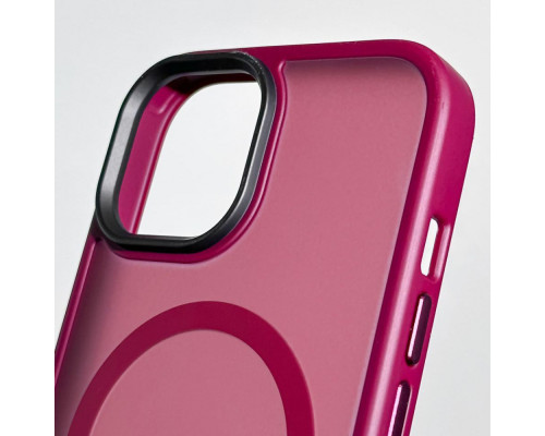 Чохол WAVE Matte Insane Case with Magnetic Ring iPhone 15 dark red 2001001421564