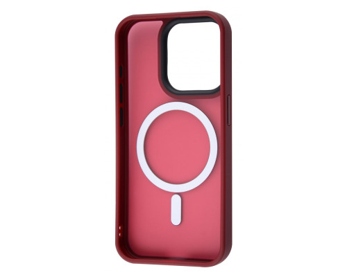 Чохол WAVE Matte Insane Case with Magnetic Ring iPhone 15 dark red 2001001421564