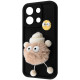Чохол Pretty Things Case Xiaomi Redmi Note 13 4G black/fluffy white