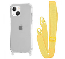 Чохол WAVE Clear Case with Strap iPhone 14 yellow 2001001942229