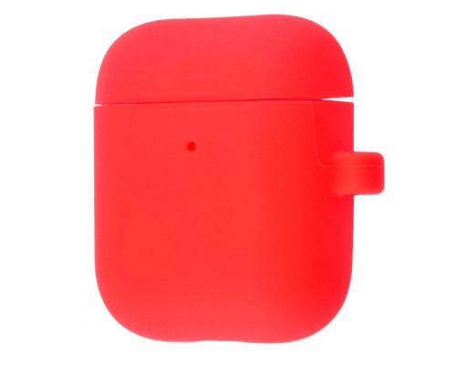 Чохол Silicone Case Slim with Carbine for AirPods 2 red 2000041042777