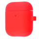 Чохол Silicone Case Slim with Carbine for AirPods 2 red 2000041042777