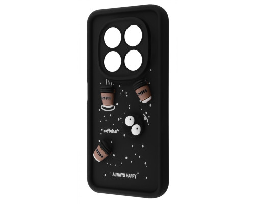 Чохол Pretty Things Case Xiaomi Redmi Note 14 4G (Global) black/coffee 2003000227208