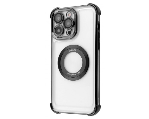 Чохол Glossy Case with Magnetic Ring iPhone 14 Pro Max black
