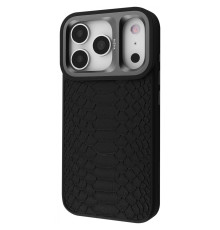 Чохол Kajsa Snake Pattern with Magnetic Ring iPhone 17 Pro black 2003000276169