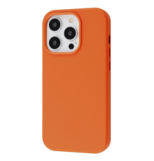 Чохол WAVE Premium Leather Edition Case with Magnetic Ring iPhone 14 Pro orange