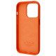 Чохол WAVE Premium Leather Edition Case with Magnetic Ring iPhone 14 Pro orange