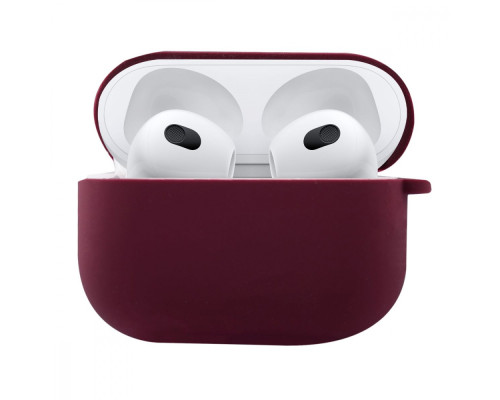 Чохол Silicone Case Full for AirPods 3 rose red