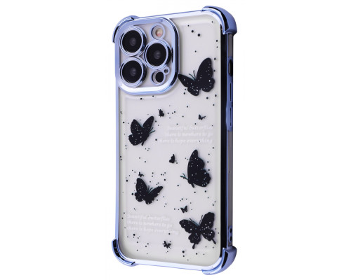 Чохол WAVE Winkie iPhone 13 Pro sierra blue/butterfly 2003000255362