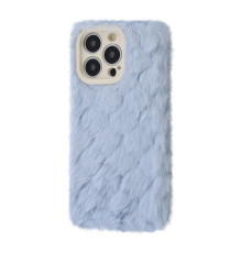 Чохол Fluffy Love Case iPhone 14 Pro blue
