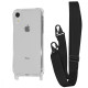Чохол WAVE Clear Case with Strap iPhone Xr black