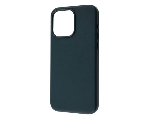 Чохол WAVE Premium Leather Edition Case with Magnetic Ring iPhone 15 forest green 2001001446154