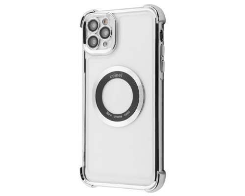 Чохол Glossy Case with Magnetic Ring iPhone 12 Pro Max silver