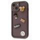 Чохол Pretty Things Case iPhone 15 brown/bear