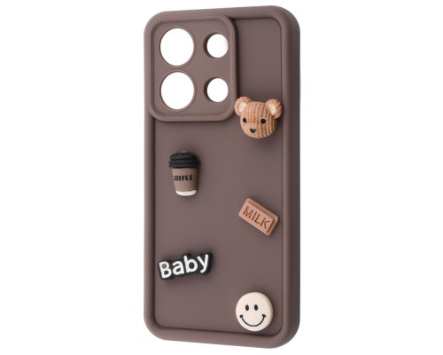 Чохол Pretty Things Case Xiaomi Redmi Note 13 4G brown/bear 2001001905057