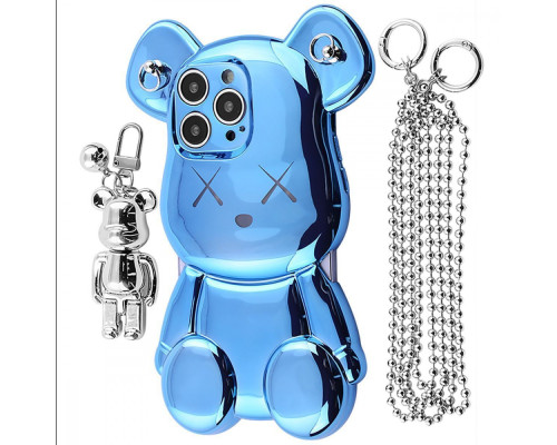Чохол Teddy Bear Case with Strap iPhone 14 Pro Max sierra blue 2001001958435