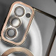 Чохол WAVE Metal Color Case with Magnetic Ring Samsung Galaxy S23 Ultra gold