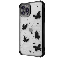 Чохол WAVE Winkie iPhone 12 Pro black/butterfly 2003000251920