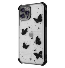 Чохол WAVE Winkie iPhone 12 Pro black/butterfly 2003000251920