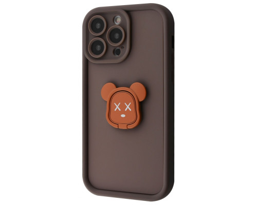 Чохол Pretty Case iPhone 14 Pro Max bear/brown