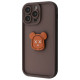 Чохол Pretty Case iPhone 14 Pro Max bear/brown