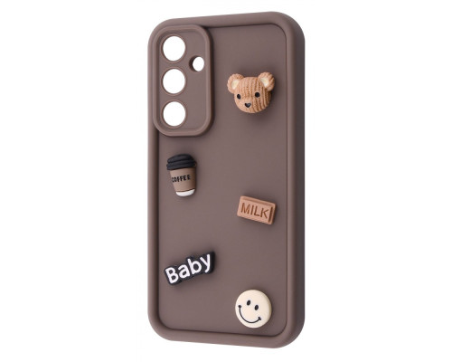 Чохол Pretty Things Case Samsung Galaxy A15 4G/5G brown/bear