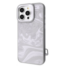 Чохол Kajsa Fluid Art with Magnetic Ring iPhone 16 Pro Max gray 2003000275995