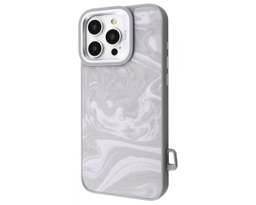 Чохол Kajsa Fluid Art with Magnetic Ring iPhone 16 Pro Max gray 2003000275995